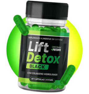 Lift Detox Black + amostra grátis para 20 dias