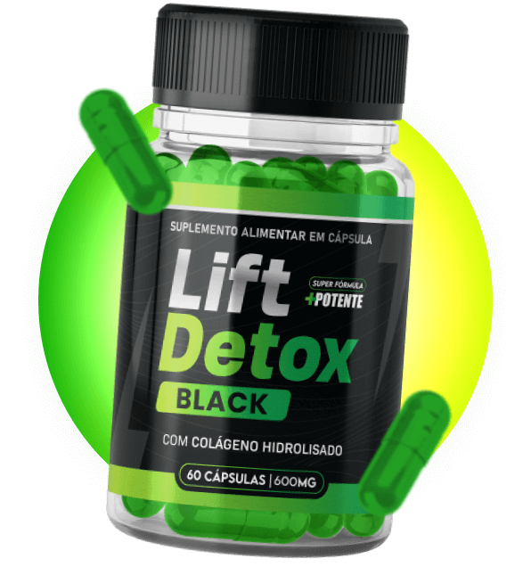 Lift Detox Black + amostra grátis para 20 dias